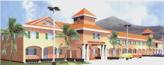 Rendering of the University